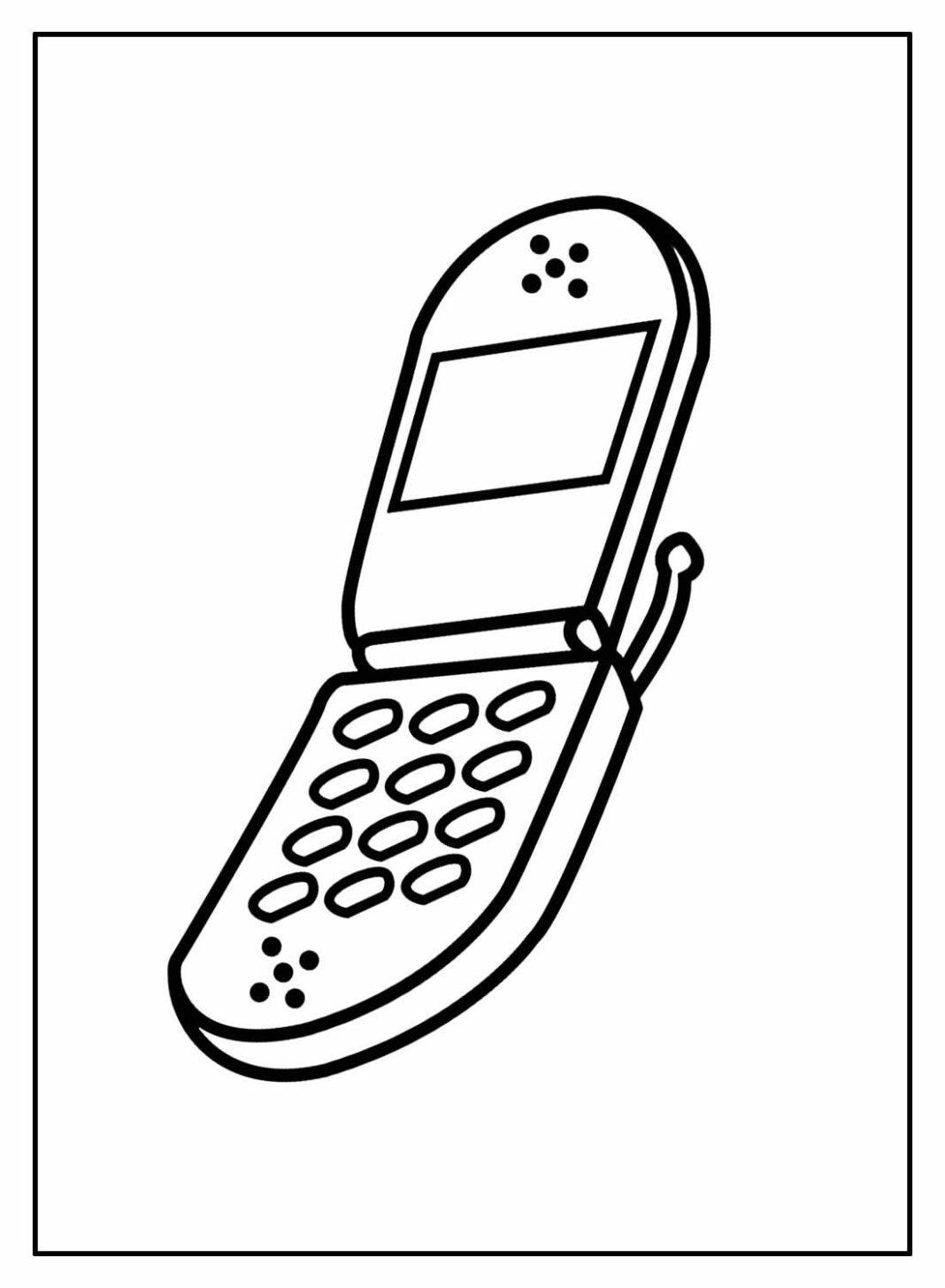 Desenhos de Celular para Colorir e Imprimir - Aprender a Desenhar