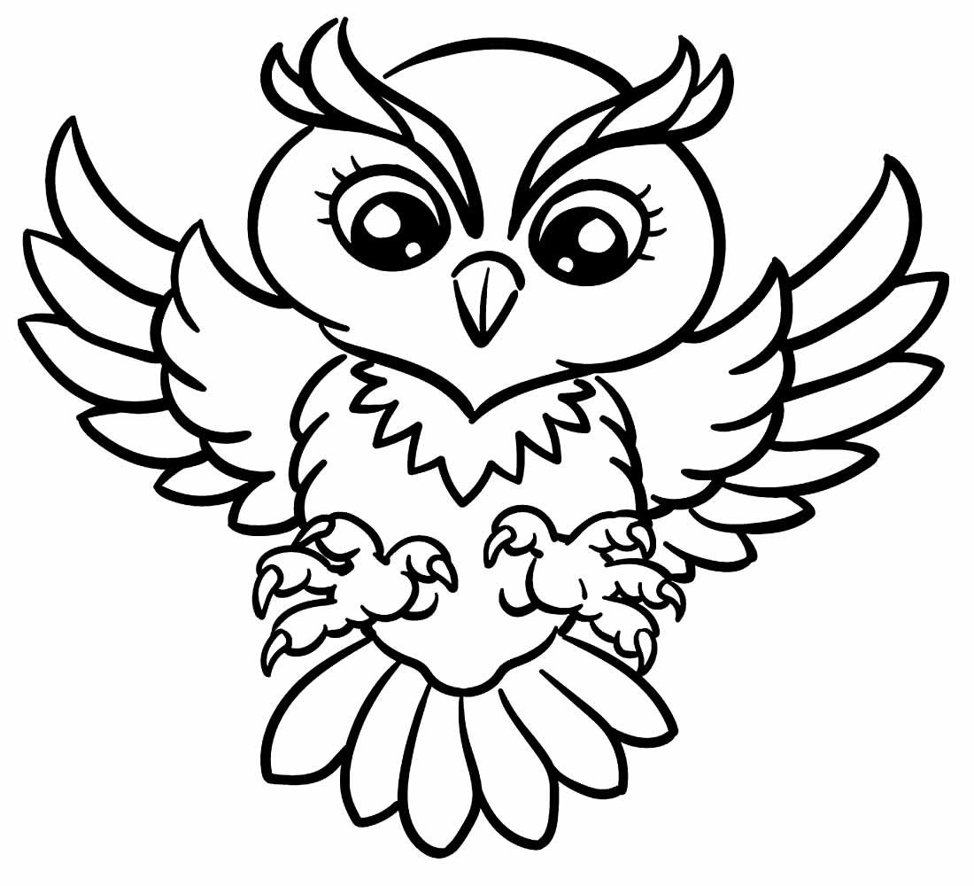 Desenhos de Coruja para Colorir e Imprimir - Aprender a Desenhar