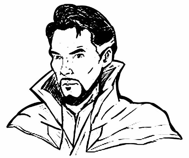 desenhos de doutor estranho para colorir 11