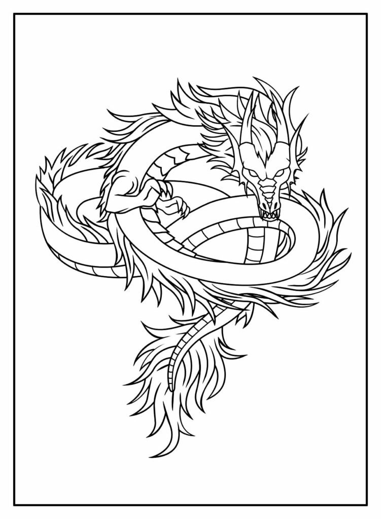 desenhos de dragao para colorir 32