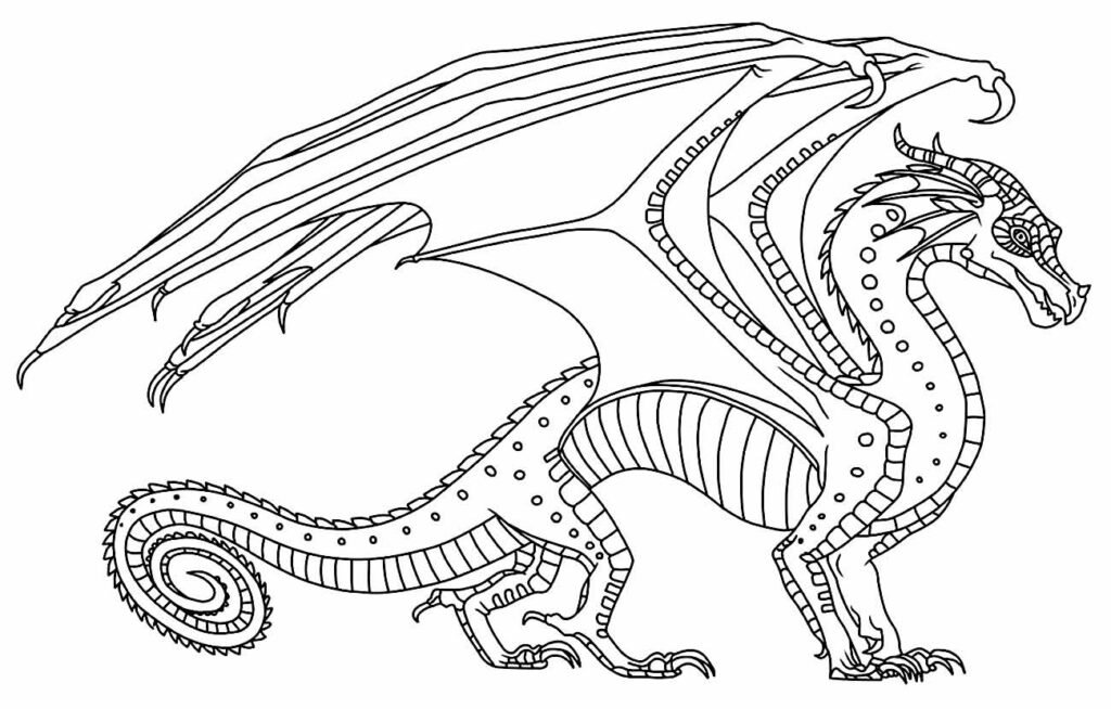 desenhos de dragao para colorir 45