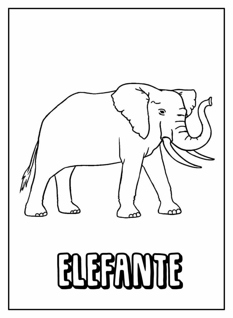 desenhos de elefante para colorir 23