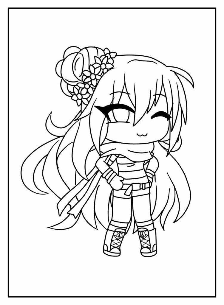 Desenhos para colorir Sad Gacha Life - Desenhos para colorir gratuitos para  impressão