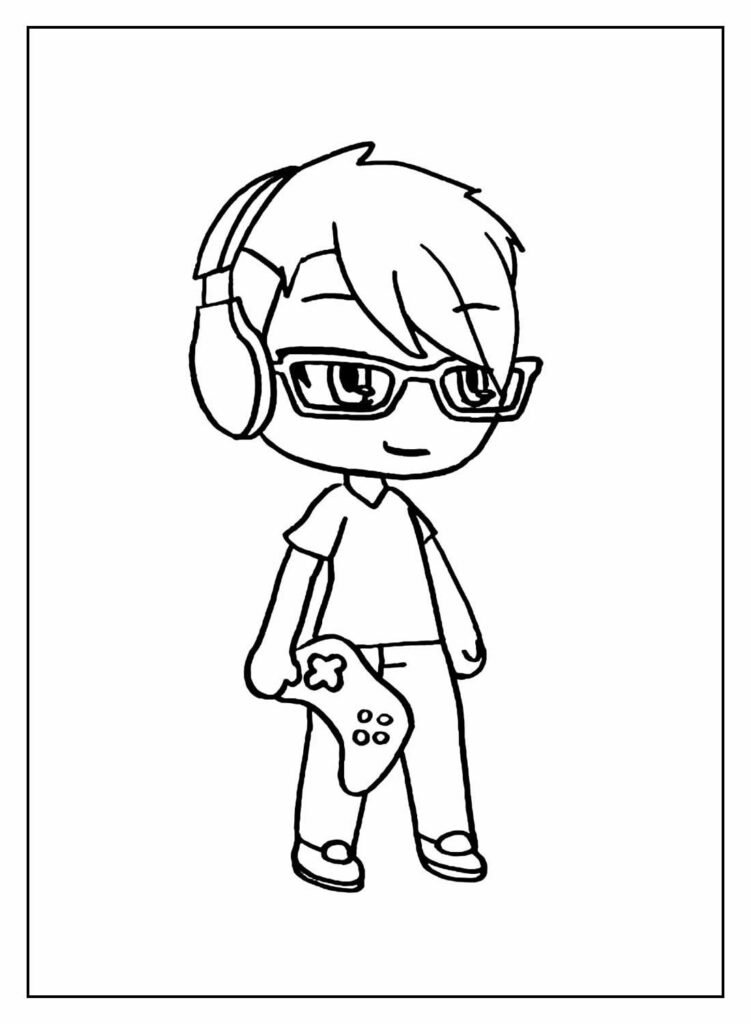 desenhos de guacha life para colorir 20