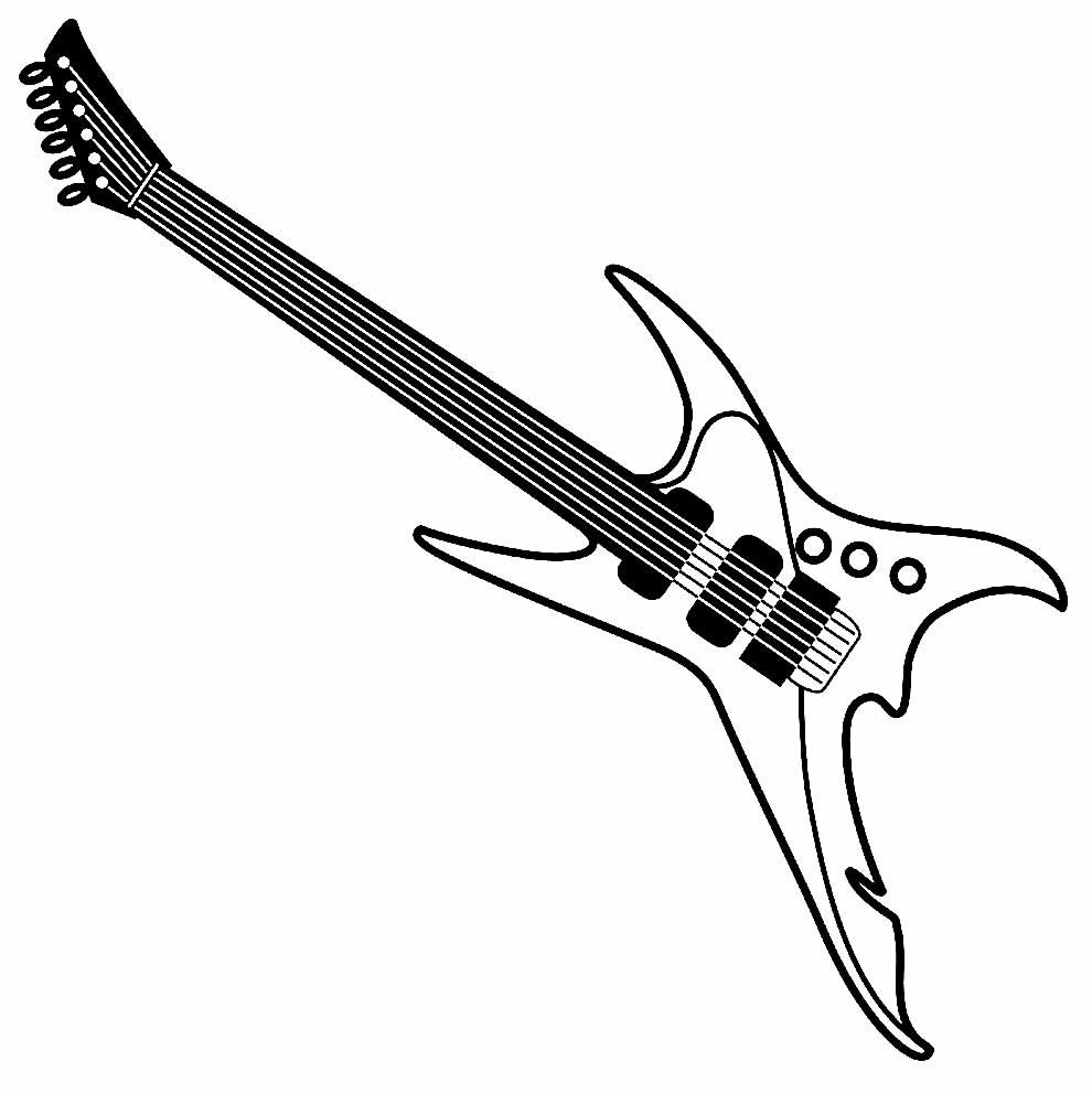 desenhos de guitarra para colorir 21 desenhos de guitarra para colorir 21