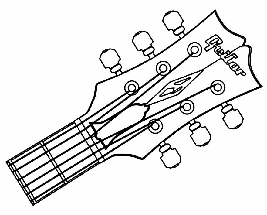 desenhos de guitarra para colorir 29 desenhos de guitarra para colorir 29