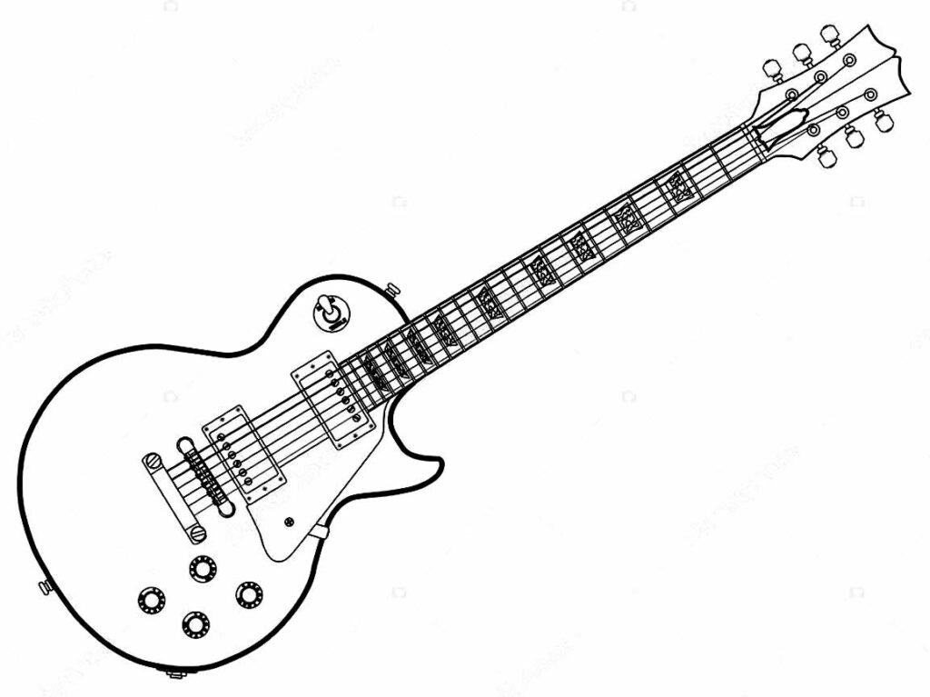 desenhos de guitarra para colorir 36 desenhos de guitarra para colorir 36