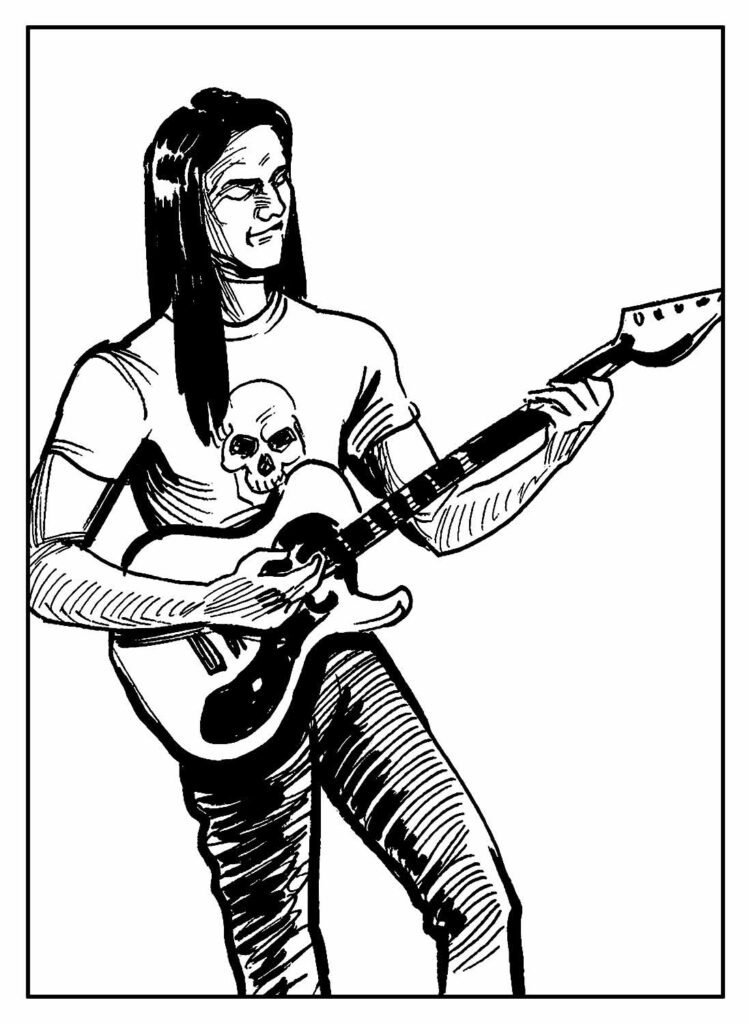desenhos de guitarra para colorir 40