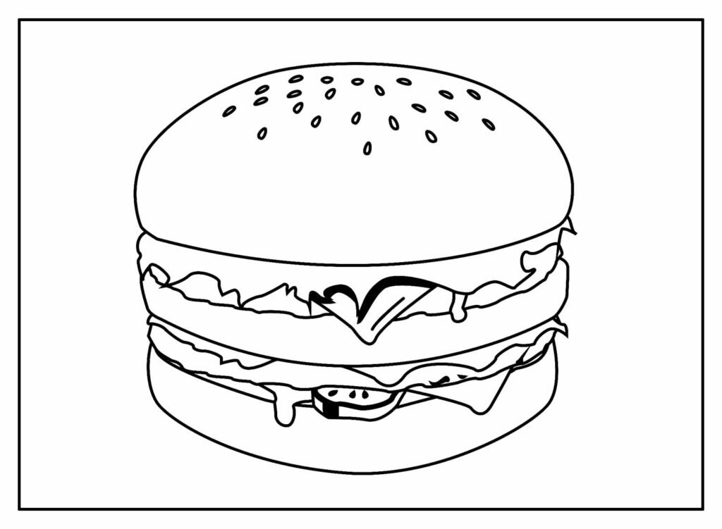 desenhos de hamburguer para colorir 21 desenhos de hamburguer para colorir 21