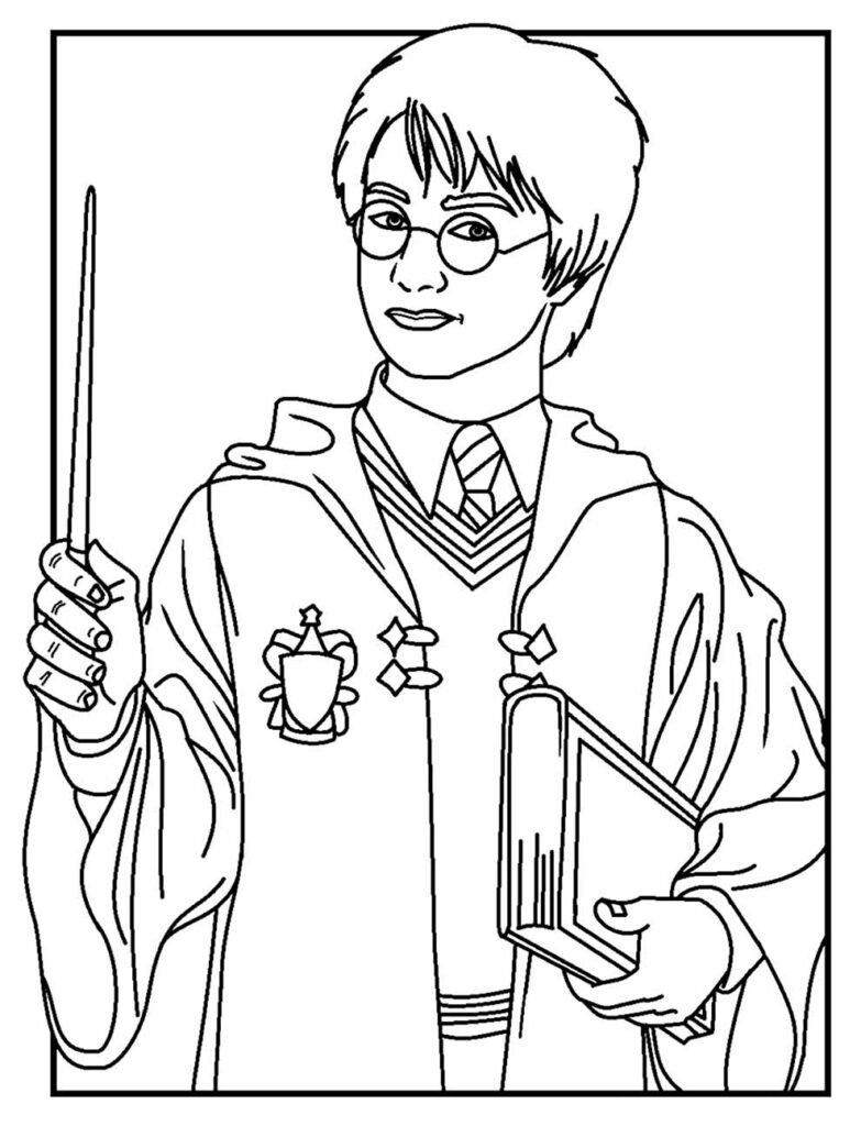 desenhos de harry potter para colorir 1 1