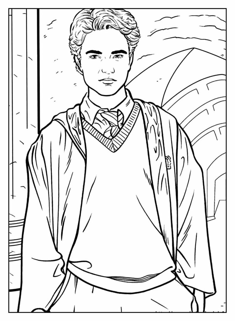 desenhos de harry potter para colorir 16