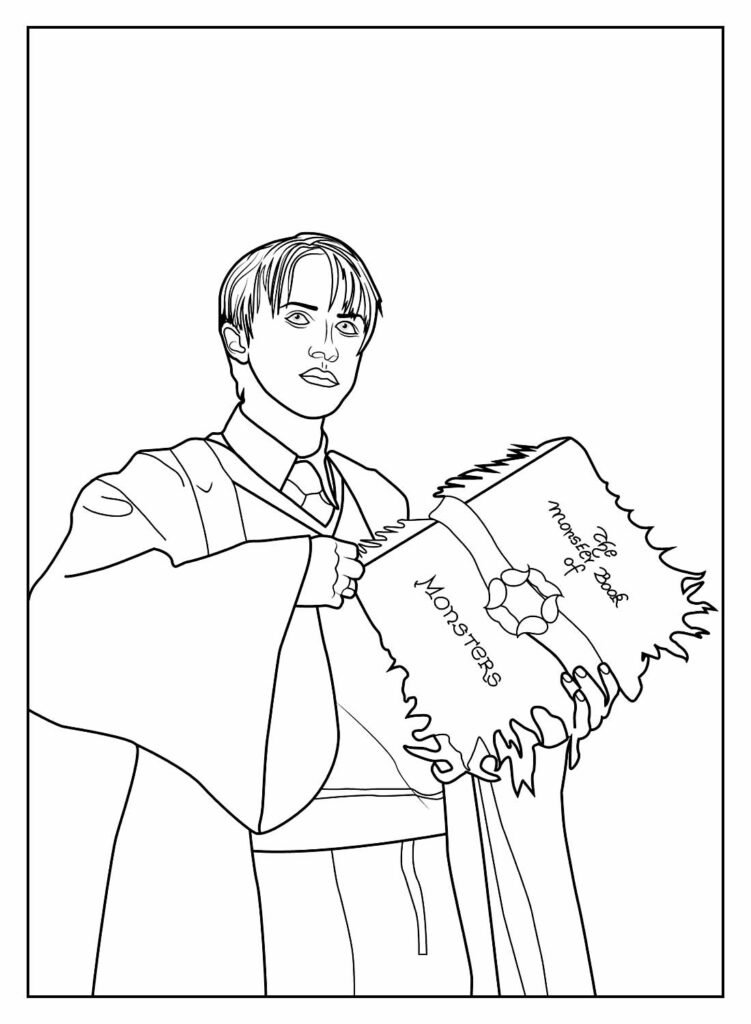 desenhos de harry potter para colorir 17