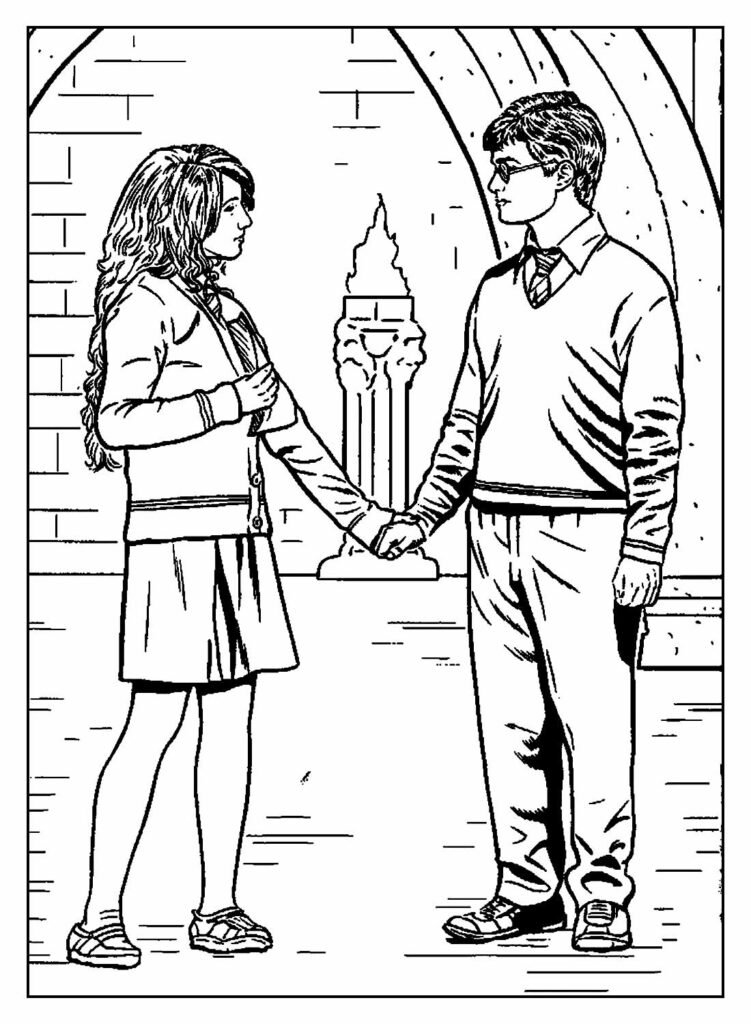 desenhos de harry potter para colorir 24
