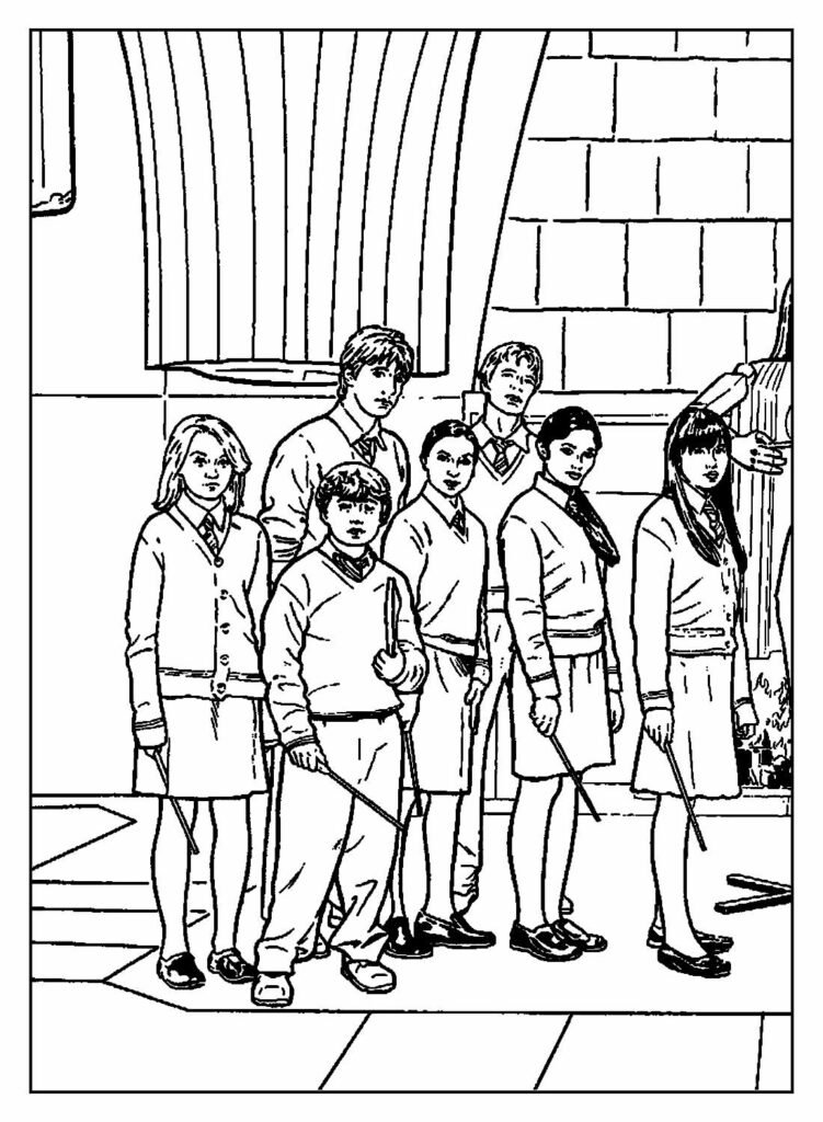 desenhos de harry potter para colorir 25