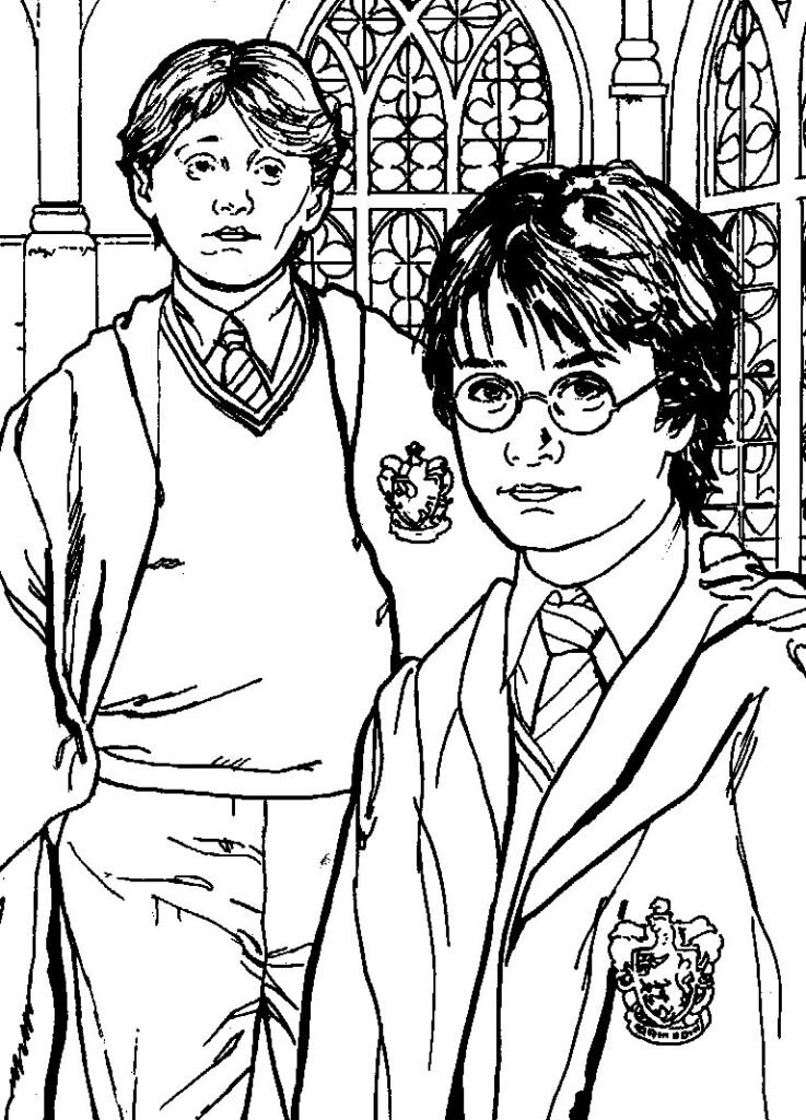 desenhos de harry potter para colorir 300