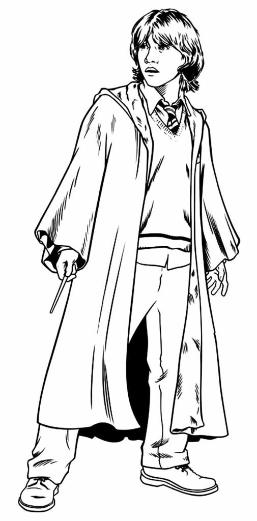 desenhos de harry potter para colorir 34