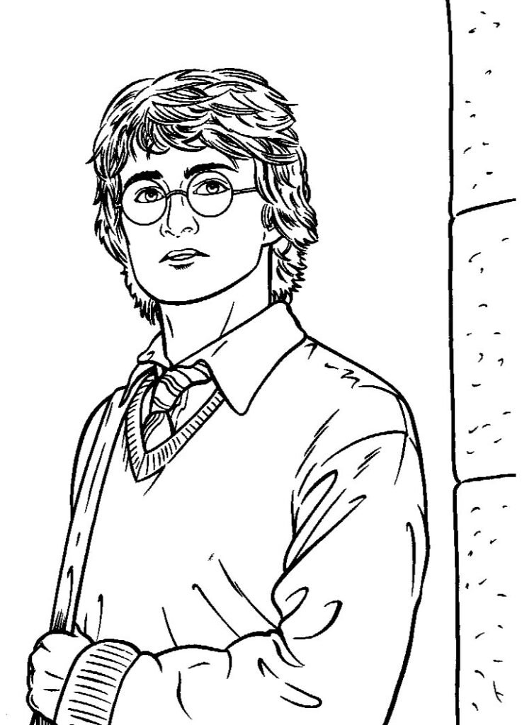 desenhos de harry potter para colorir 400