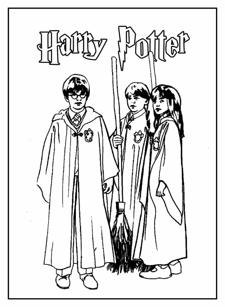 desenhos de harry potter para colorir 42