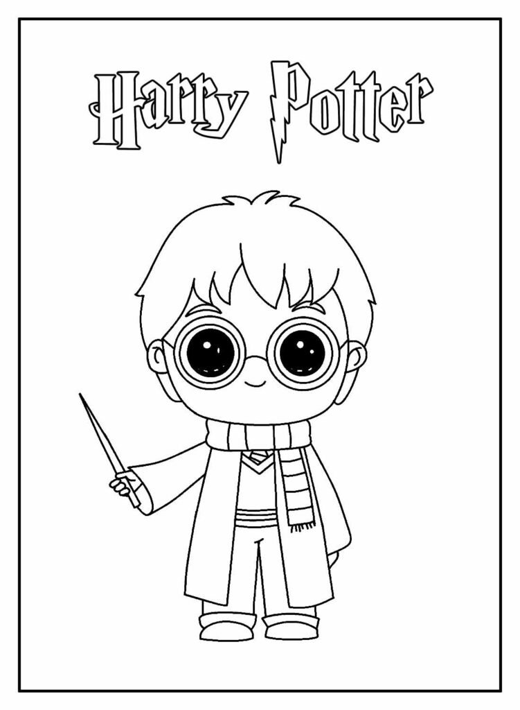 desenhos de harry potter para colorir 45