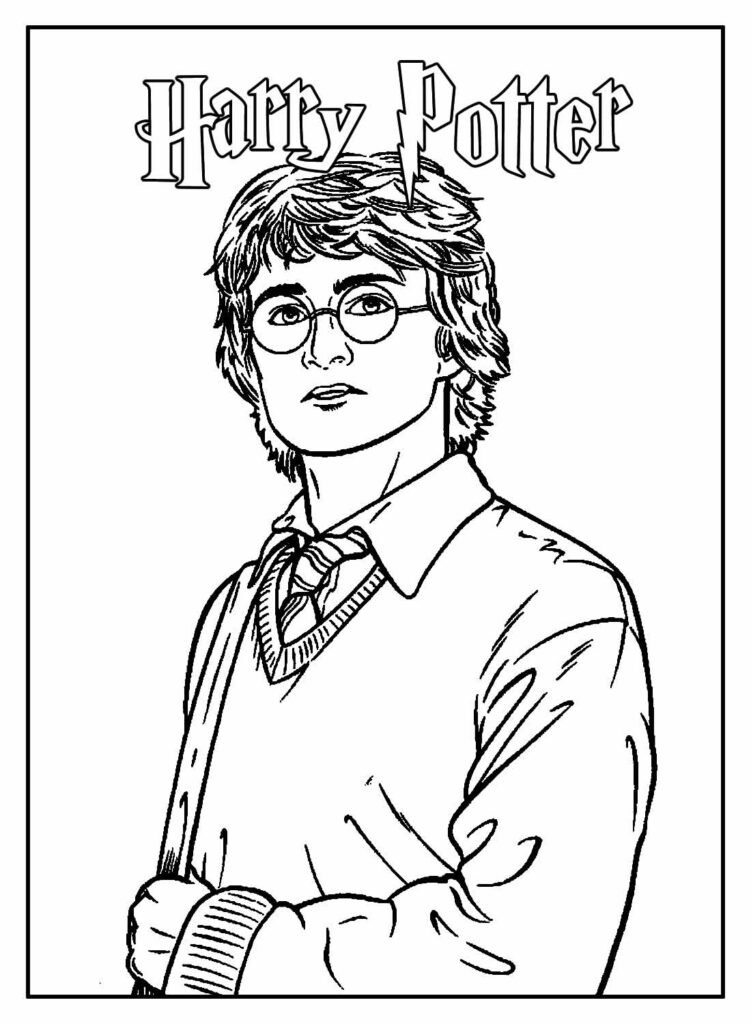 desenhos de harry potter para colorir 46