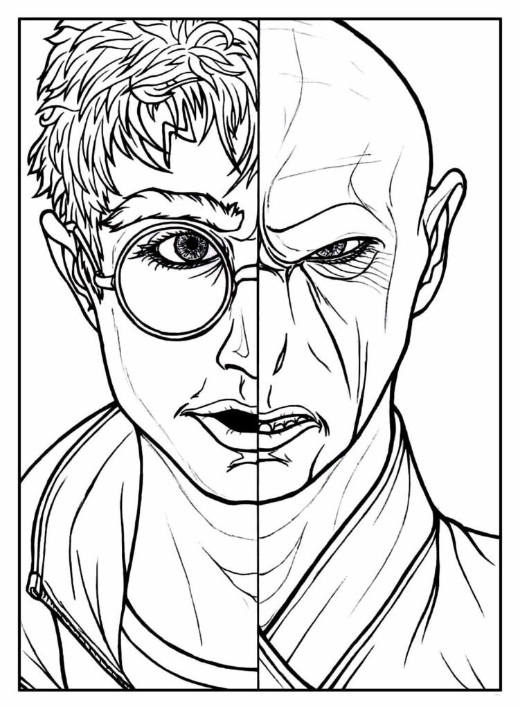 desenhos de harry potter para colorir 50