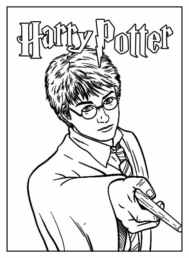 desenhos de harry potter para colorir 53