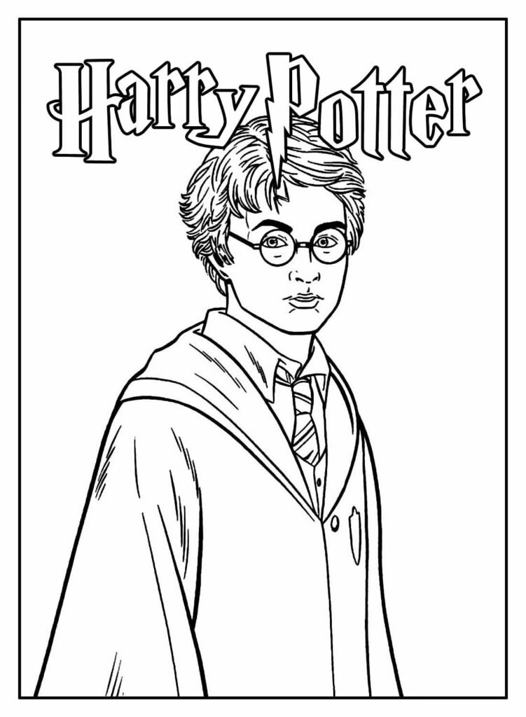 desenhos de harry potter para colorir 54