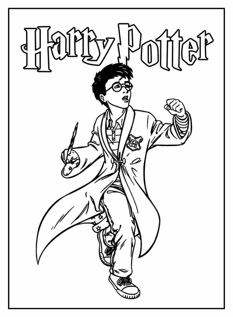 desenhos de harry potter para colorir 56