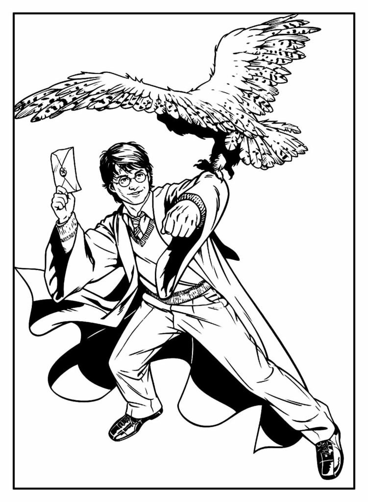 desenhos de harry potter para colorir 58