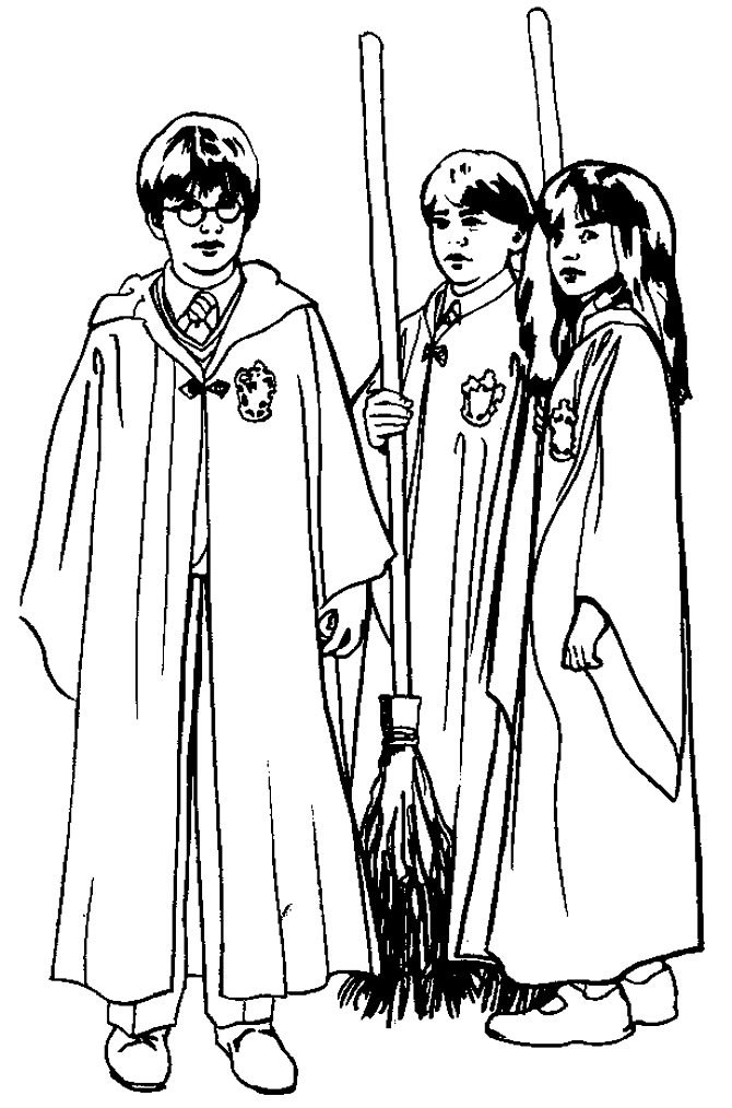 desenhos de harry potter para colorir 6 desenhos de harry potter para colorir 6