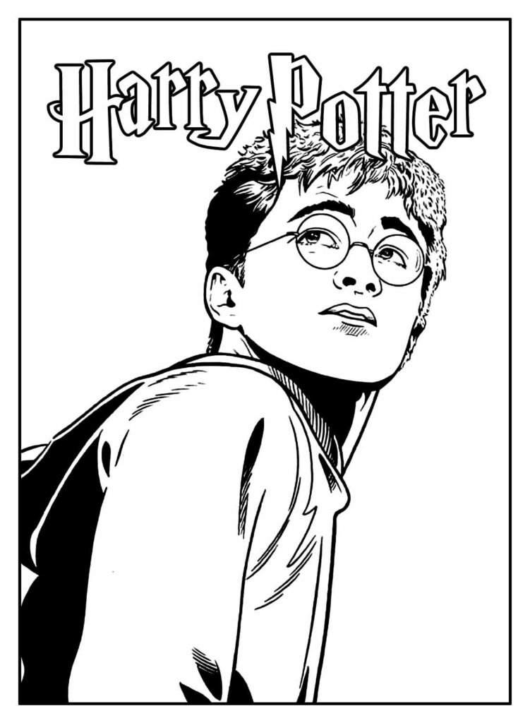 desenhos de harry potter para colorir 61