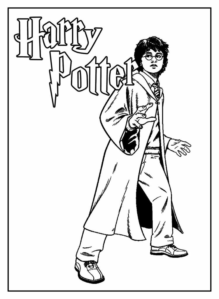 desenhos de harry potter para colorir 63