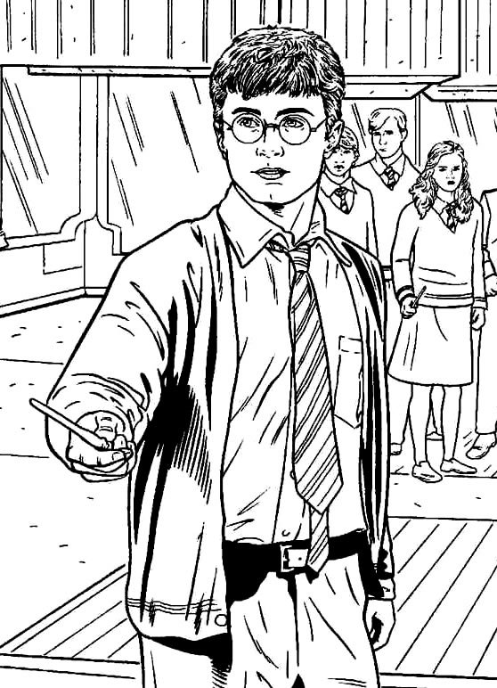 desenhos de harry potter para colorir 7 desenhos de harry potter para colorir 7