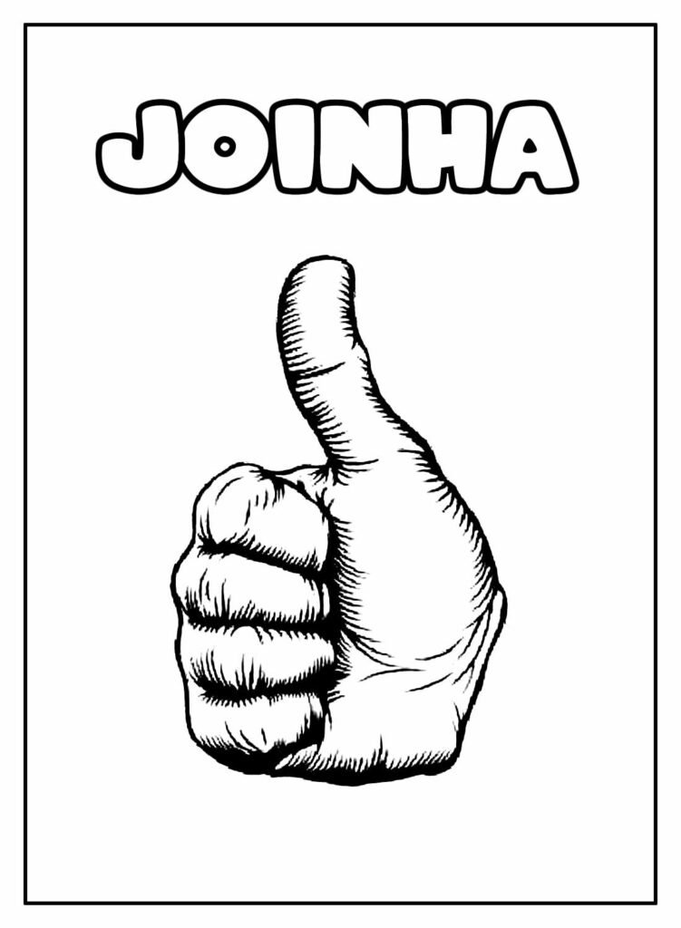 desenhos de joinha para colorir 10