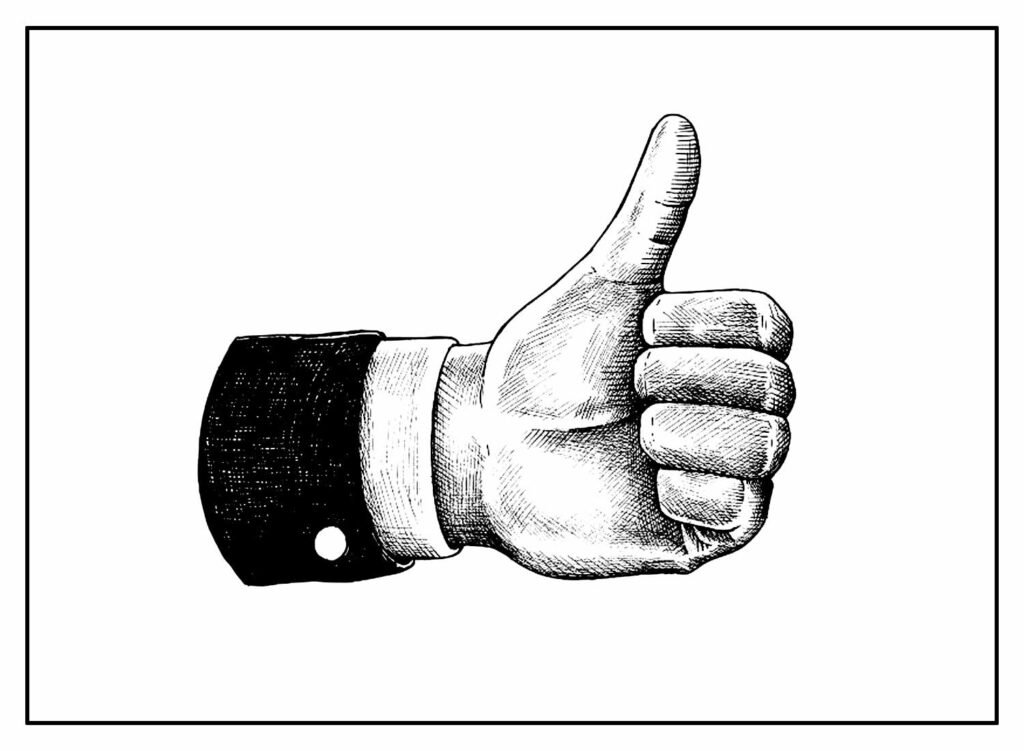 desenhos de joinha para colorir 19