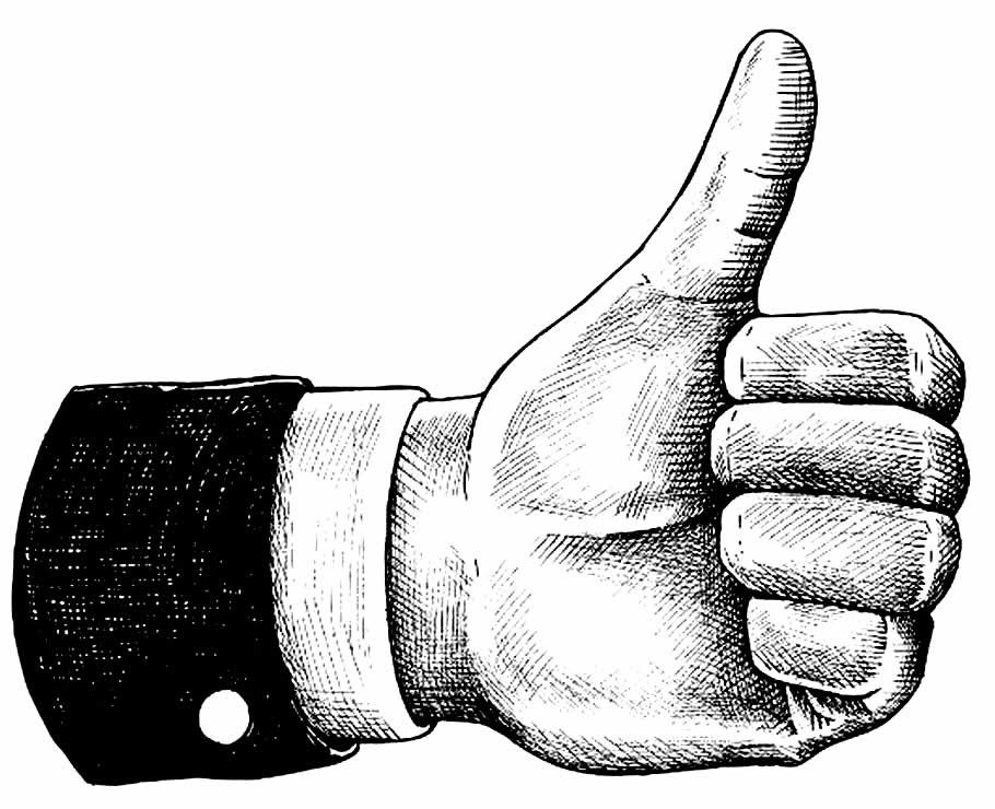 desenhos de joinha para colorir 20