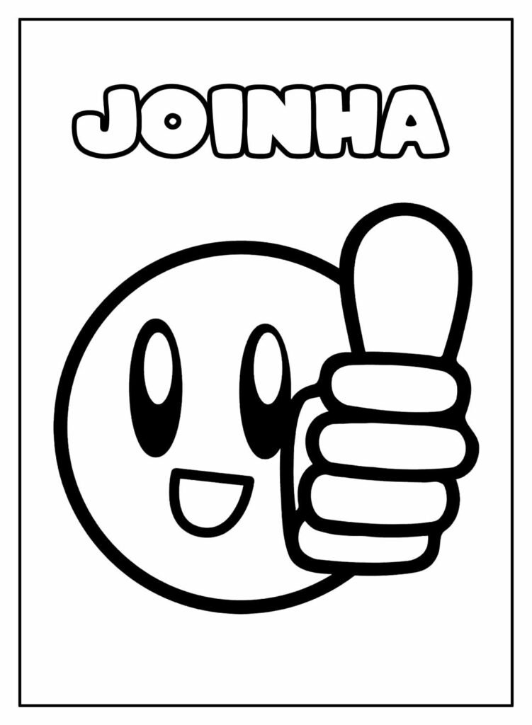 desenhos de joinha para colorir 22a