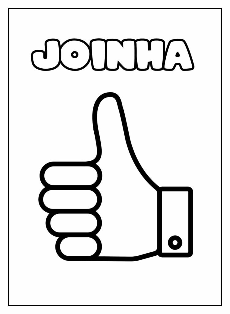 desenhos de joinha para colorir 28