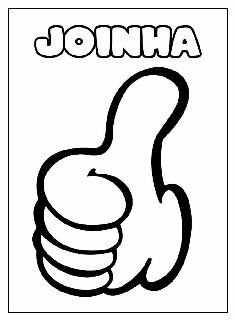 desenhos de joinha para colorir 5