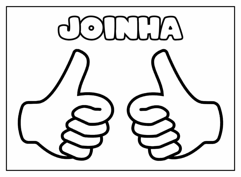desenhos de joinha para colorir 8