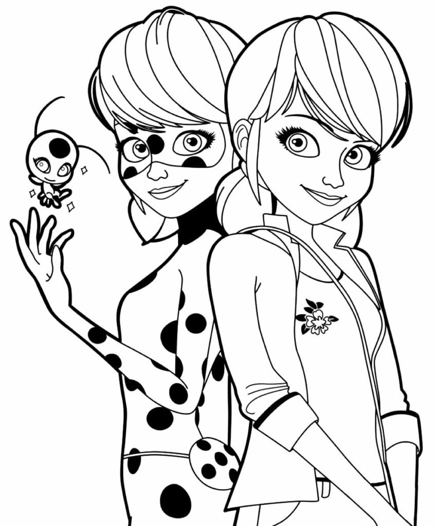 desenhos de ladybug cat noir 9