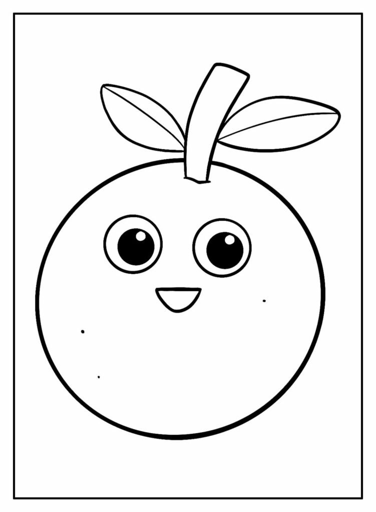 desenhos de laranja para colorir 6