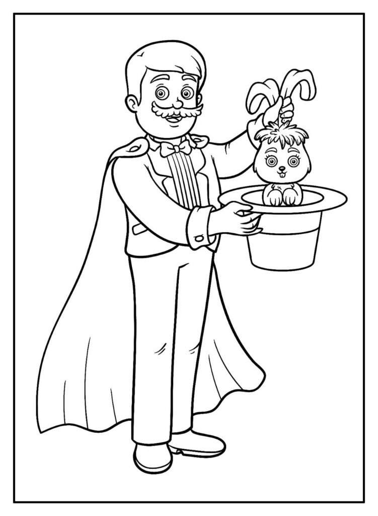 desenhos de magico para colorir 27
