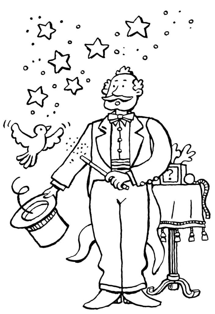 desenhos de magico para colorir 4 desenhos de magico para colorir 4