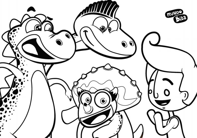 desenhos de mundo bita para coliorir 4