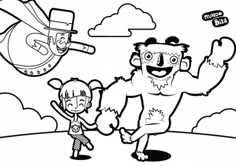 desenhos de mundo bita para coliorir 5