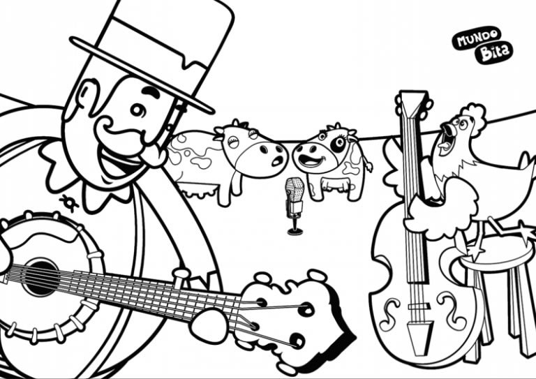 desenhos de mundo bita para coliorir 7