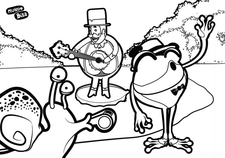 desenhos de mundo bita para coliorir 9