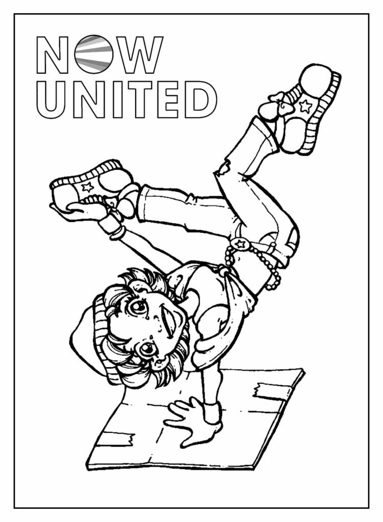desenhos de now united para colorir 22