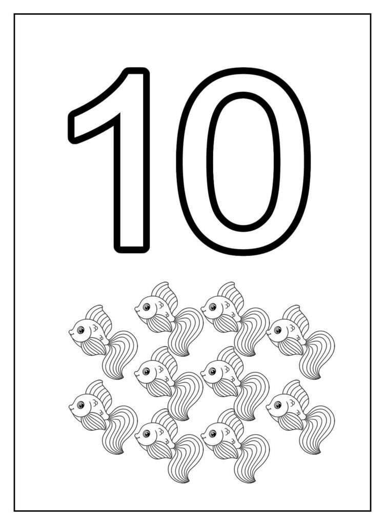 desenhos de numeros para colorir 20